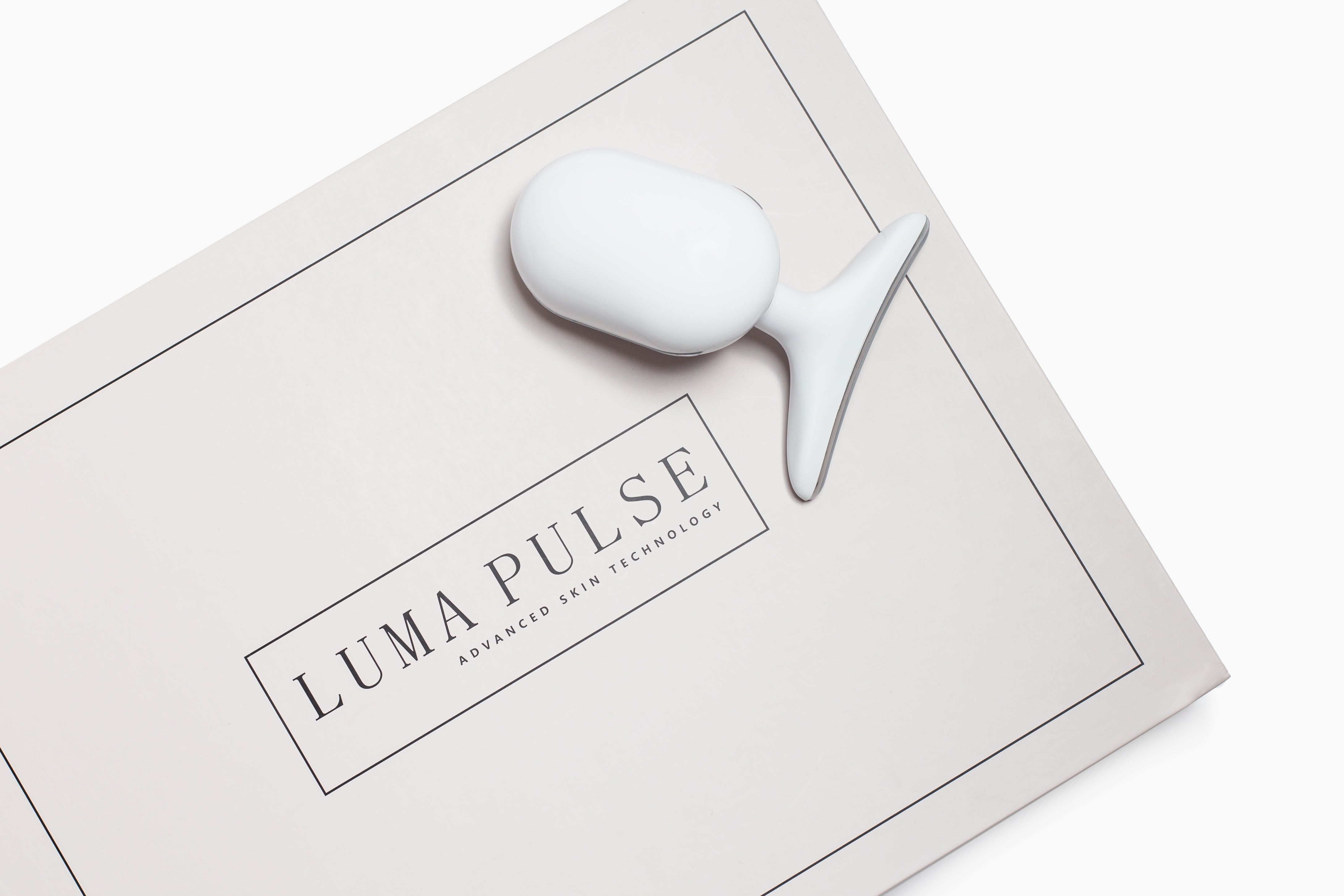 A great combination for a skincare routine: LED Glow Massager for morning and evening use, on-the-go; Luma Pulse LED mask for extra skincare boost 3 times a week
