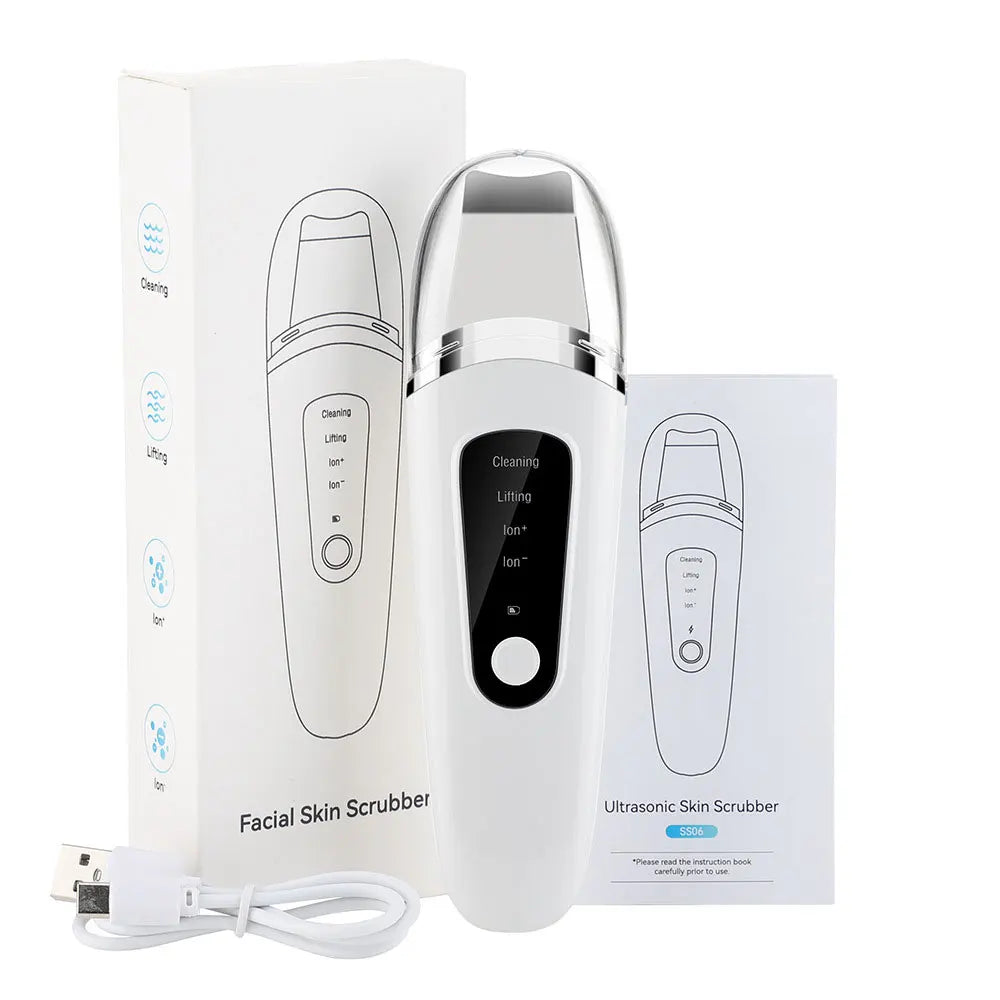 Ultrasonic Skin Exfoliator and Deep Facial Cleanser