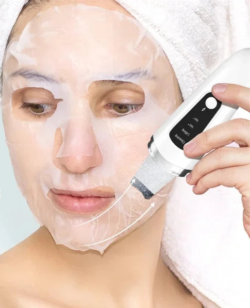 Ultrasonic Skin Exfoliator and Deep Facial Cleanser