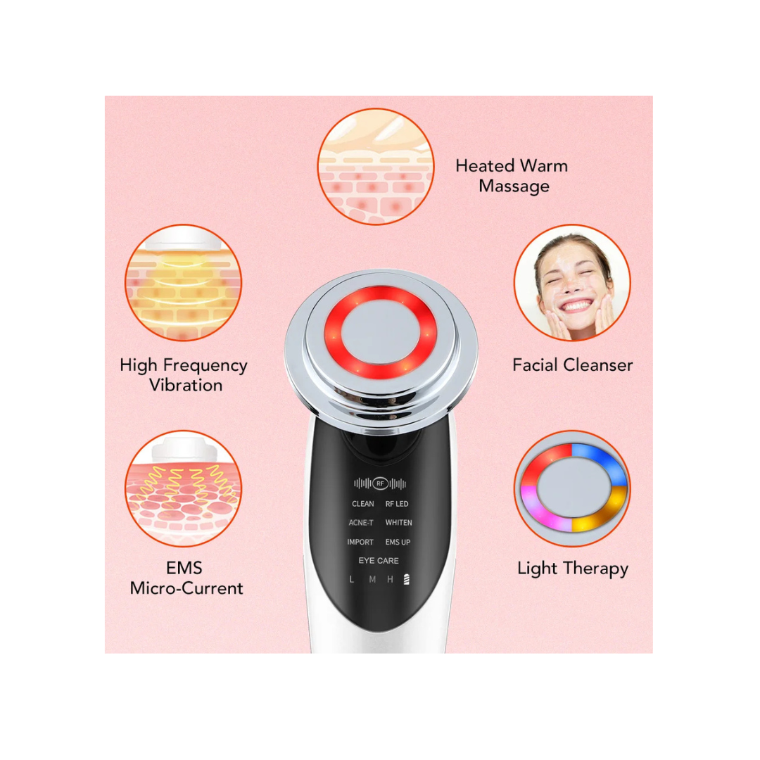 Multi-functional LED Cleansing Device